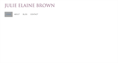 Desktop Screenshot of julieelainebrown.com